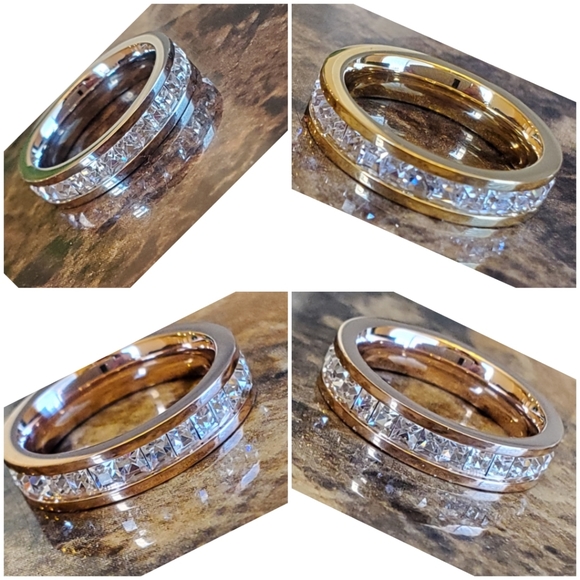 Jewelry - Stainless Steel Toe/Finger Rings Size 6